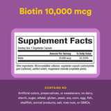 Natural Factors Biotin 10000 µg, BerryRich et antioxydants dans la formule.
