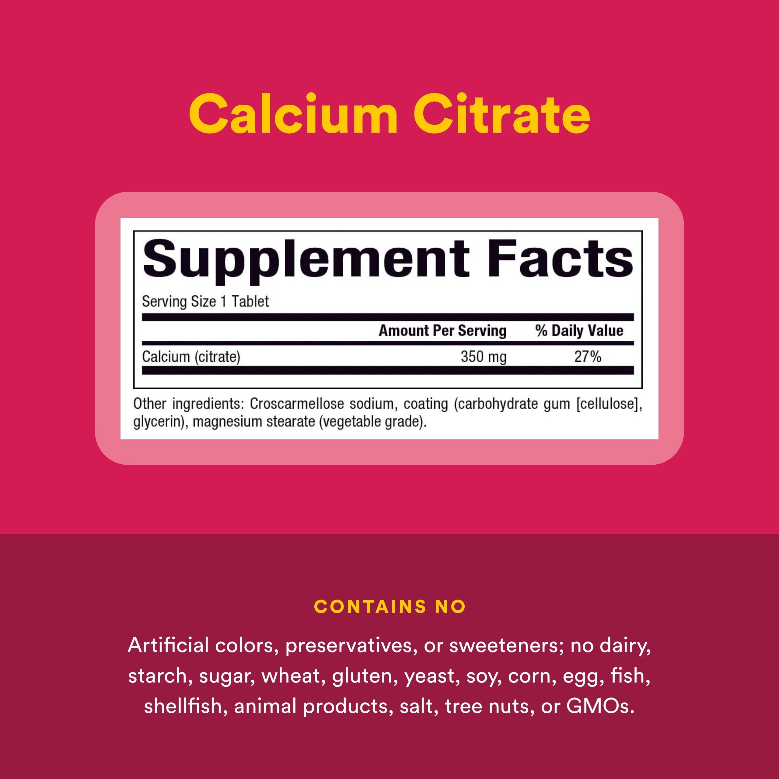 Natural Factors Calcium Citrate – installations et laboratoires propres, traçabilité et contrôle qualité.