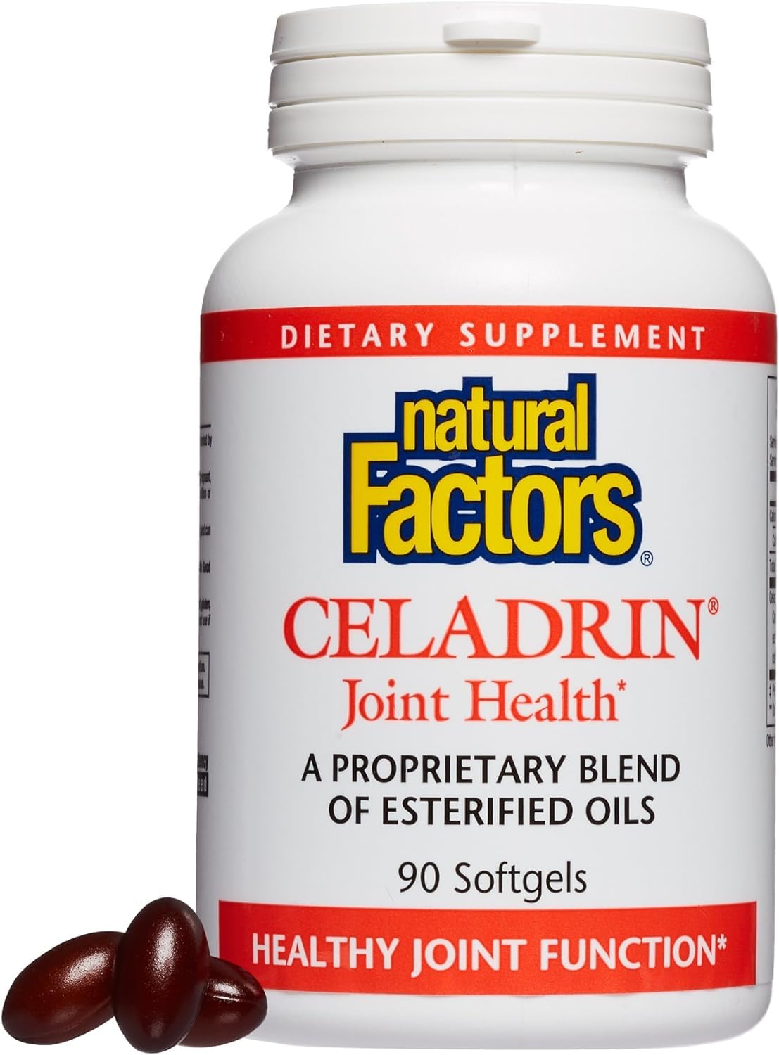 Natural Factors Celadrin usage quotidien dans une routine active.