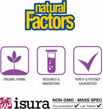 Natural Factors CoQ10 50 mg, format 120 gélules pour longue utilisation