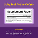Boîte et emballage Natural Factors Coenzyme Q10 illustrant l’engagement durable.