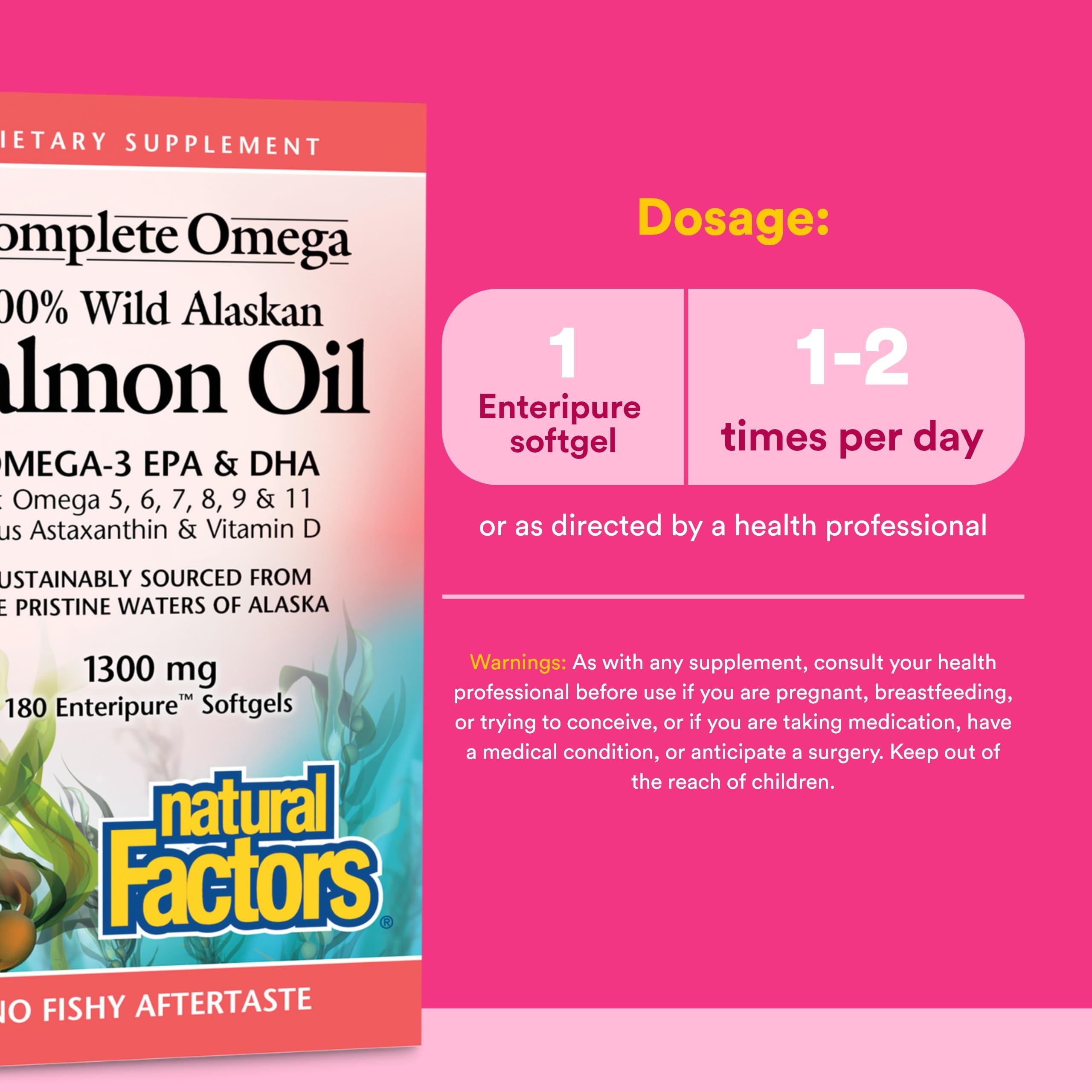 Complete Omega – origine saumon alaskien, source naturelle d oméga-3.