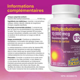 Natural Factors comprimés à mâcher — formulation prête à l’emploi et dissolution facilitée.
