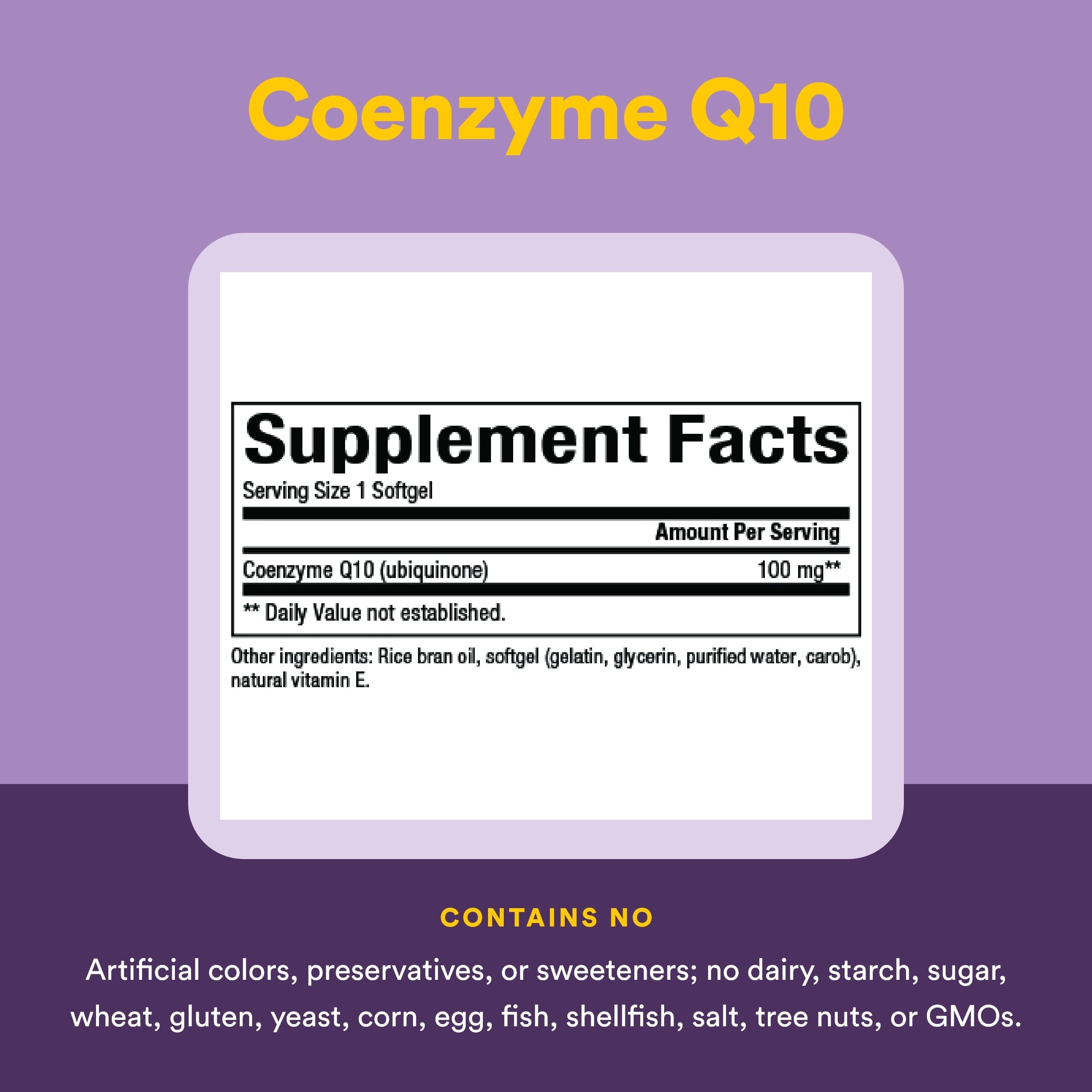 Gélules CoQ10 Natural Factors – dosage quotidien et facilité d’usage.