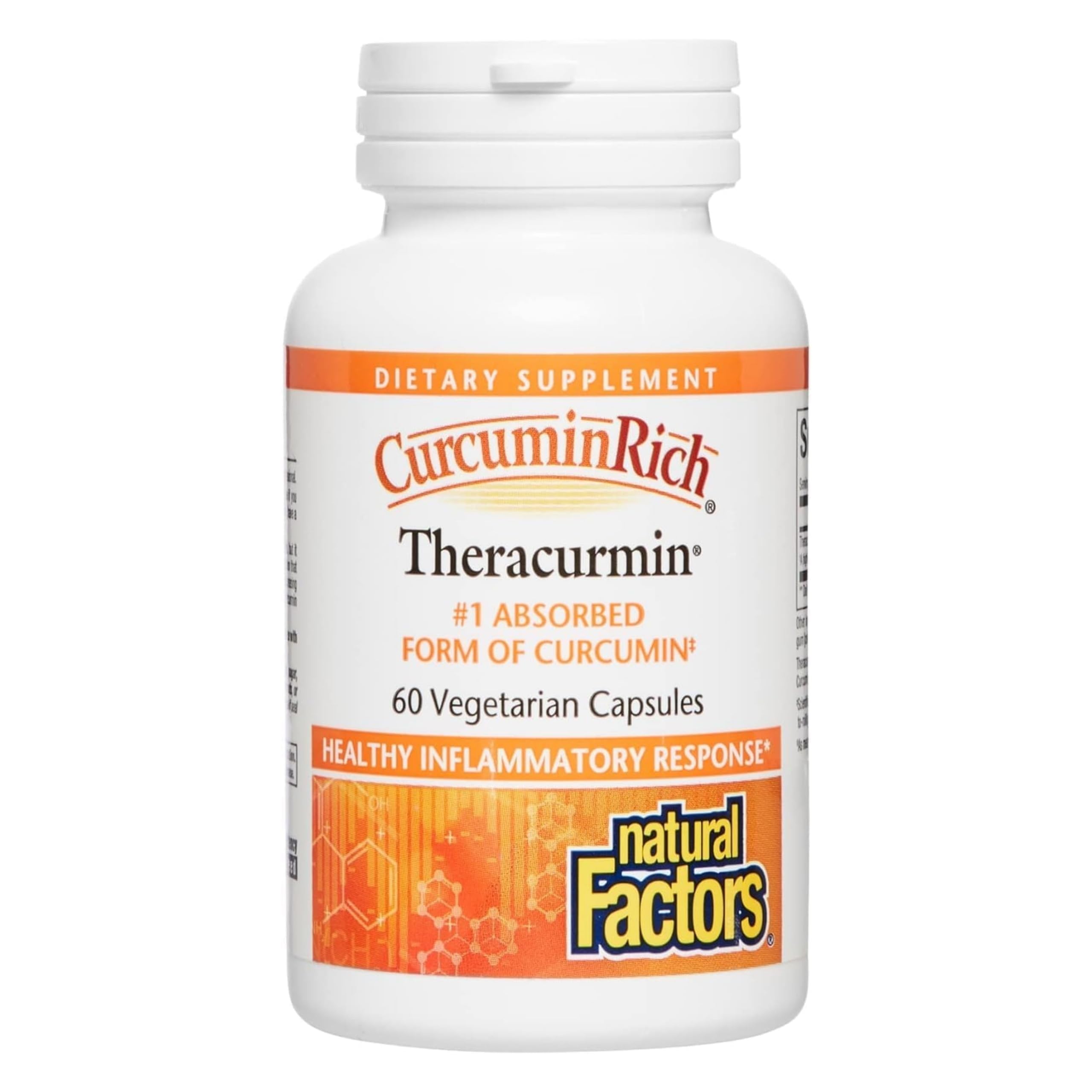 Natural Factors CurcuminRich Theracurmin – bouteille prête pour un apport antioxydant potentiel