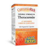 Natural Factors CurcuminRich Theracurmin — bouteille pratique pour une prise quotidienne.