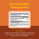 Natural Factors CurcuminRich Theracurmin – étiquette bio et sans OGM