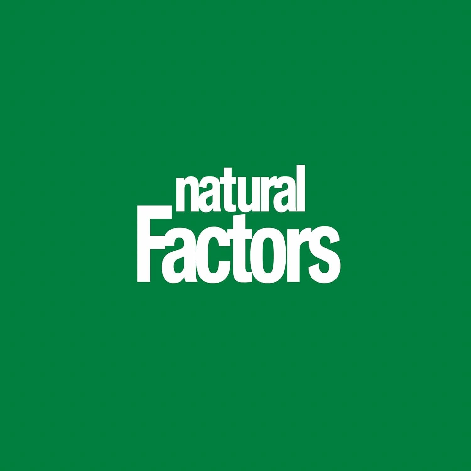 Natural Factors Whole Earth & Sea – emballage durable et respectueux de l'environnement.