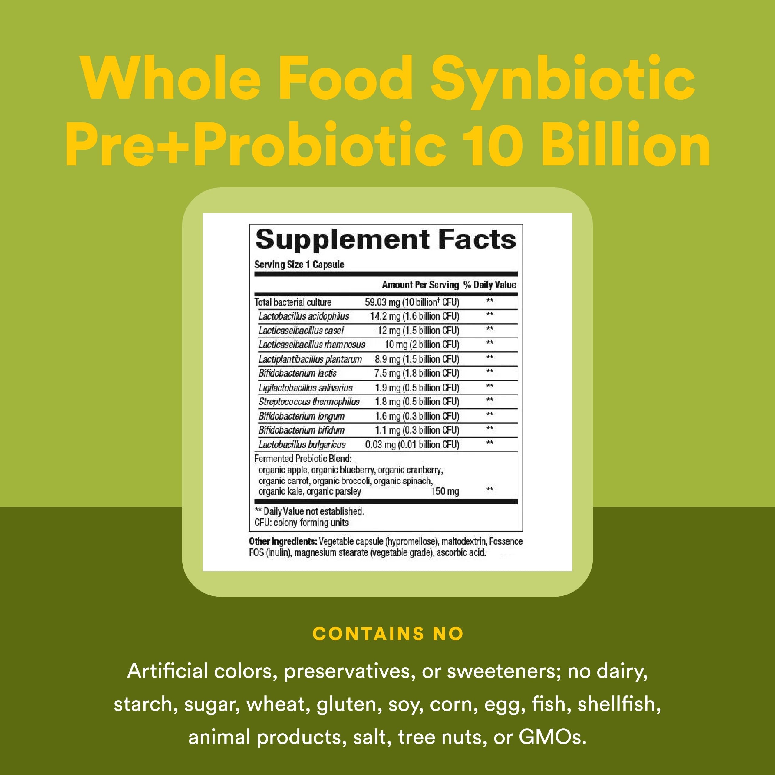 Natural Factors: fermentation naturelle améliorant la biodisponibilité du produit.