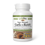Natural Factors GarlicRich – bouteille vue de face, prise quotidienne facilitée.
