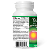 Tableau d'ingrédients Gastro-Assist Natural Factors: mastic, probiotiques et chamomille.