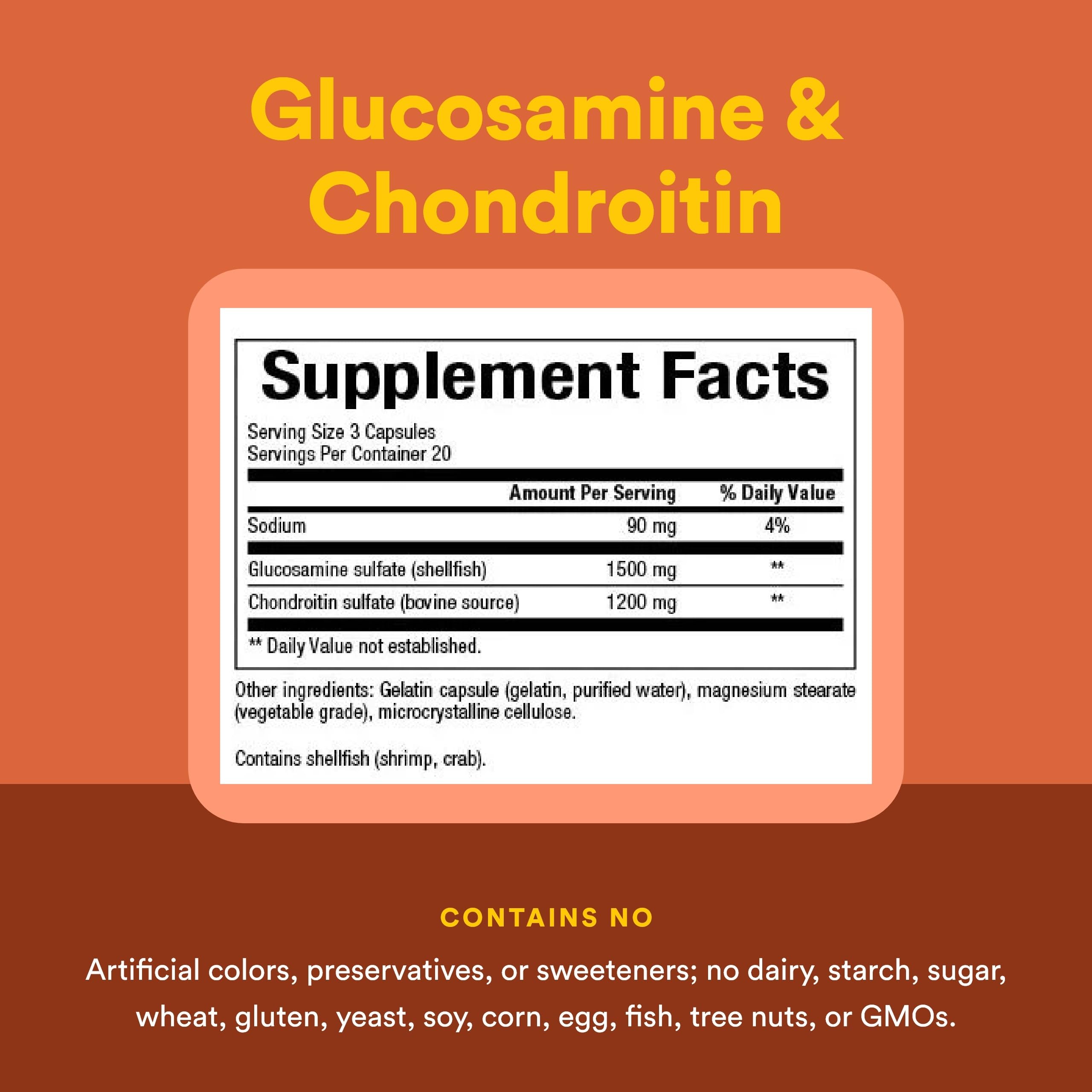Natural Factors Glucosamine-Chondroitin emballage durable reflétant l'engagement qualité.