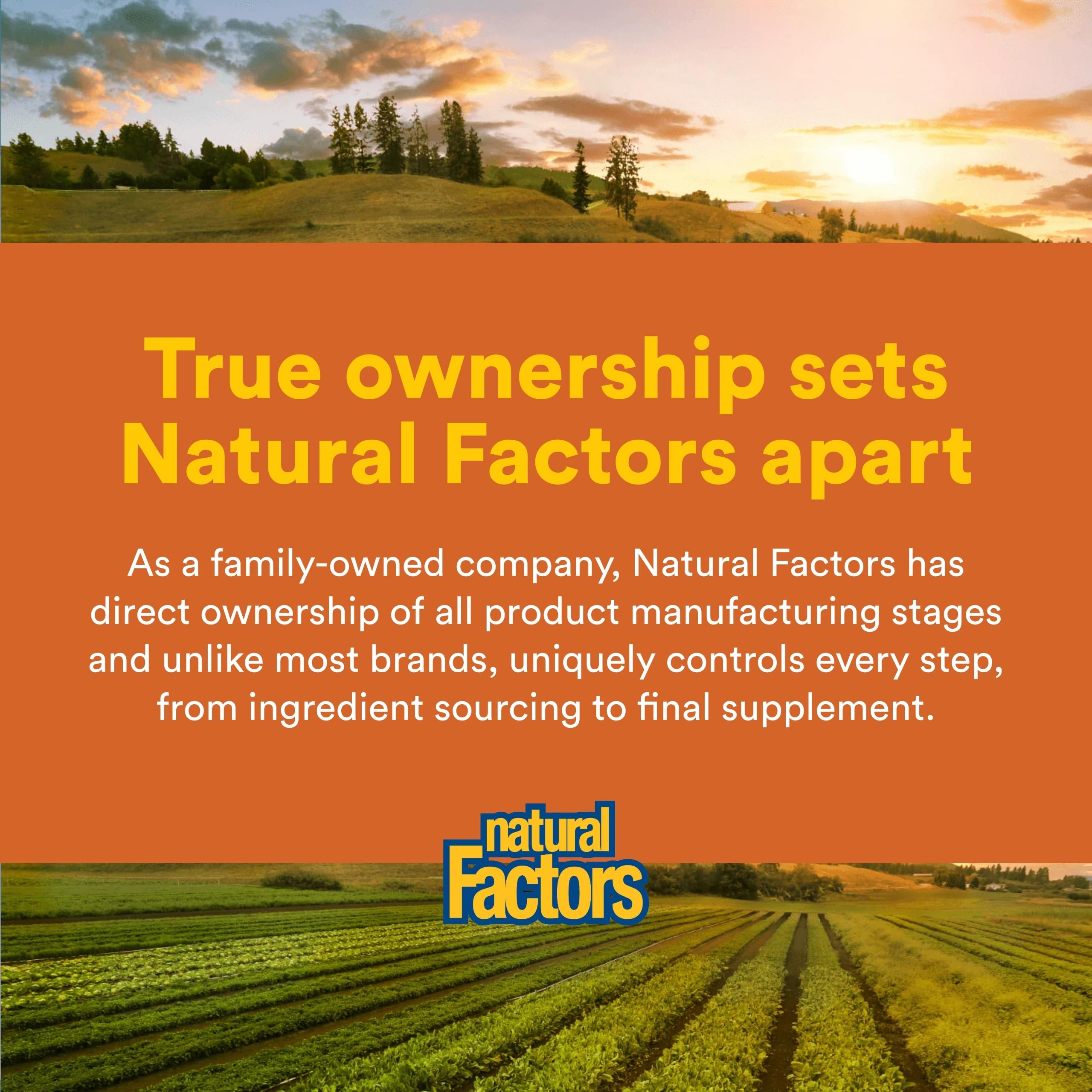 Natural Factors Glucosamine-Chondroitin — certifié sans OGM pour un choix responsable.