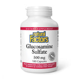 Natural Factors Glucosamine Sulfate gélule en gros plan pour mobilité potentielle.