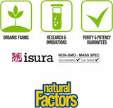 Natural Factors Greens qualité premium fabrication contrôlée sans OGM.