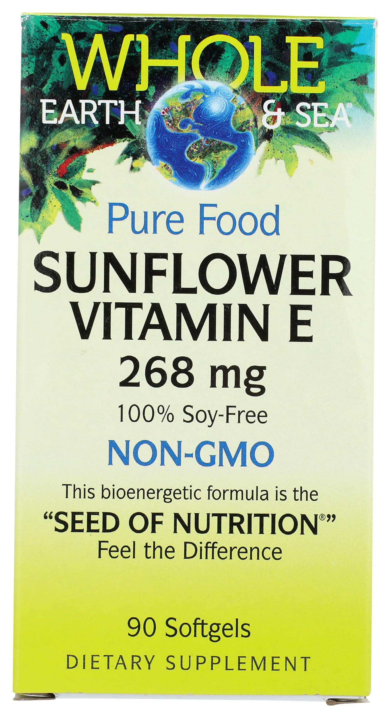 Natural Factors vitamine E tournesol - source naturelle à partir d'huile de tournesol.