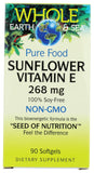 Natural Factors vitamine E tournesol - source naturelle à partir d'huile de tournesol.