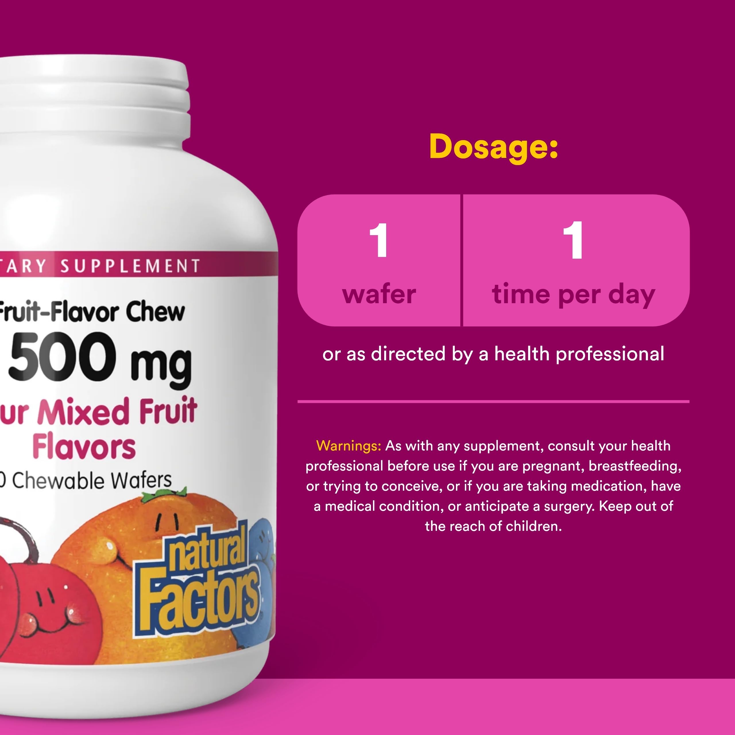 Natural Factors ingrédients – flavonoïdes d'agrumes et autres composants antioxydants