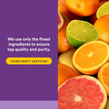 Natural Factors Kids Vitamin C 500 mg, ingrédients citrus bioflavonoïdes et hesperidine.