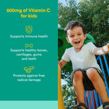 Gommes masticables Natural Factors saveur tropicale, plaisir quotidien.