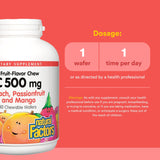 Natural Factors Kids Vitamine C goût mangue, soutient les défenses naturelles.