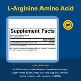 Natural Factors L-Arginine : emballage pharmaceutique de qualité.
