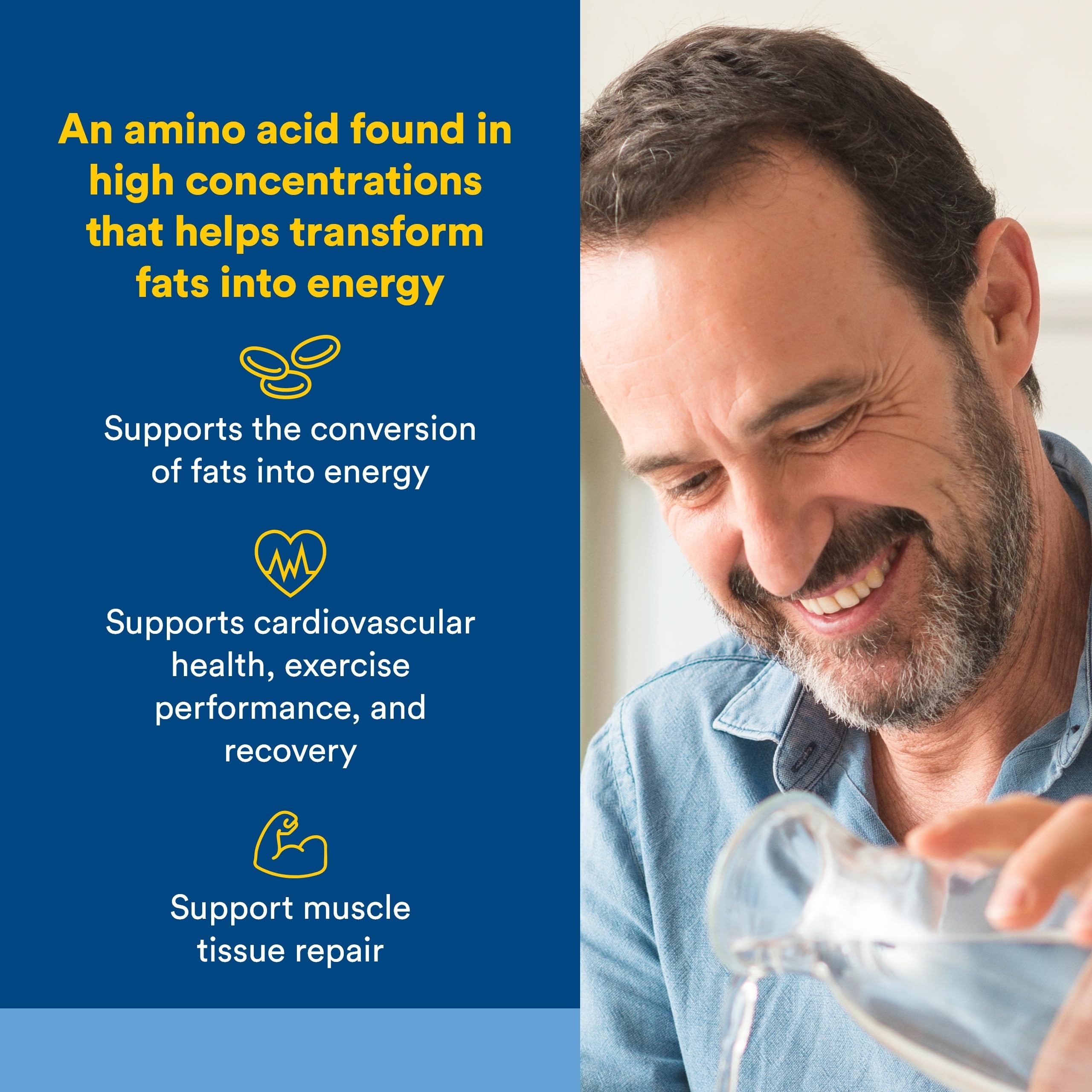 Natural Factors L-Carnitine: gélules visibles pour récupération après l'exercice potentielle.