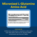 Natural Factors L-Glutamine micronisée 1000 mg — aide potentielle à la fonction cérébrale et au bien-être.