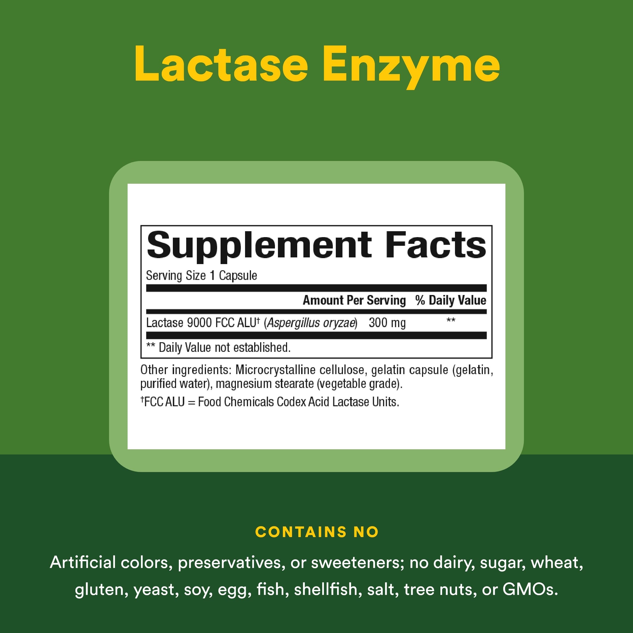 Natural Factors Lactase Enzyme, dose recommandée avant le repas pour plus de confort.