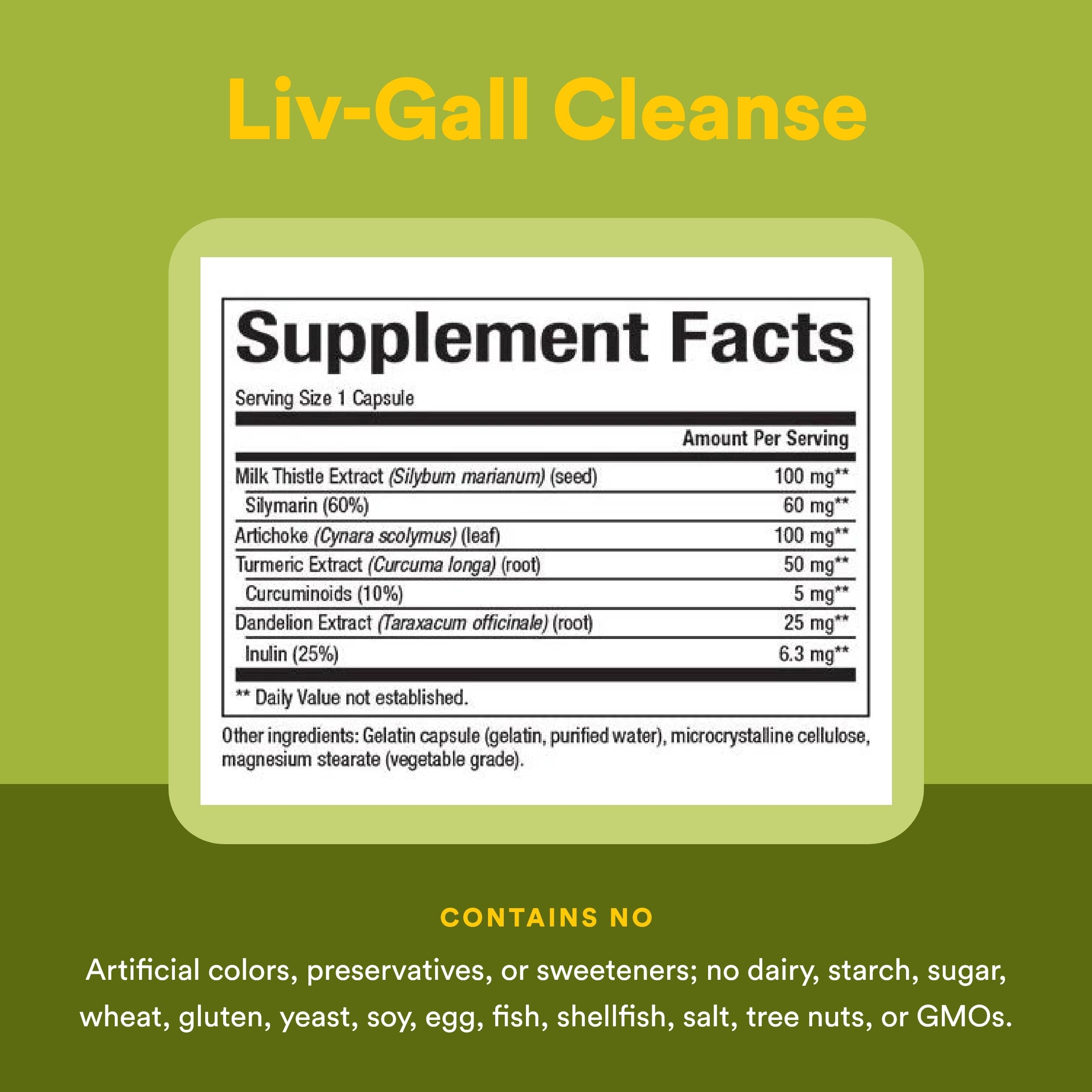 Artichaut et pissenlit dans Liv-Gall: soutien digestion et flux biliaires