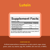 Natural Factors Lutein SoftGels, cultures biologiques certifiées sans pesticides.