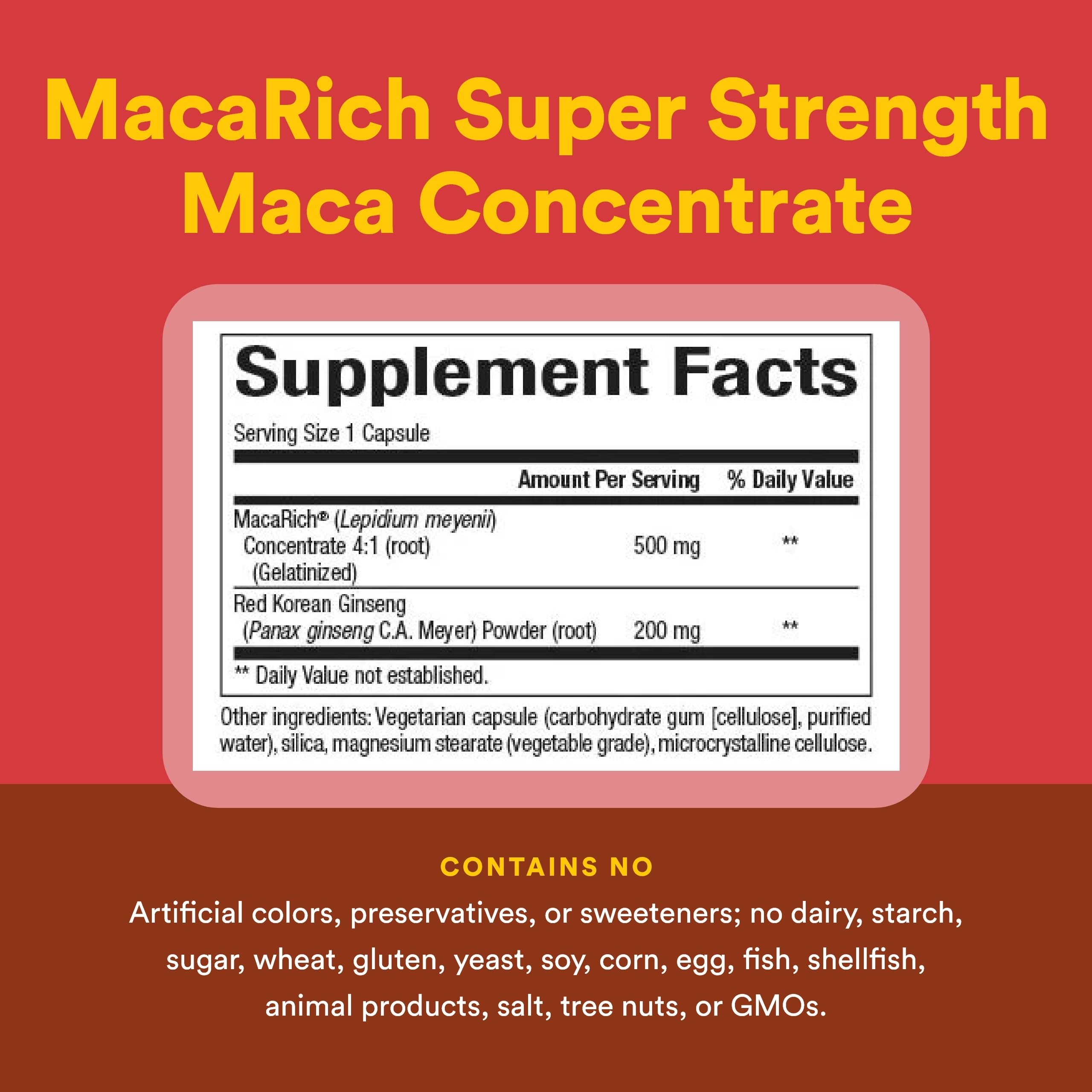 MacaRich – maca gelatinisée pour meilleure digestibilité et absorption