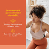 Natural Factors MSM articulations-soutien, image d'un plan rapproché, peut favoriser flexibilité et confort.