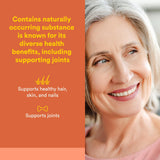 Natural Factors MSM — capsules en pot, soutien potentiel pour cheveux, peau et ongles