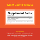 Natural Factors MSM certifiée par des tiers, garantissant pureté et teneur en soufre.
