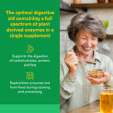 Natural Factors Multi Enzyme – capsules en gros plan, formule vegan
