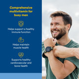 Natural Factors Multivitamines pour Hommes comprimés 60 unités, pratique pour la routine