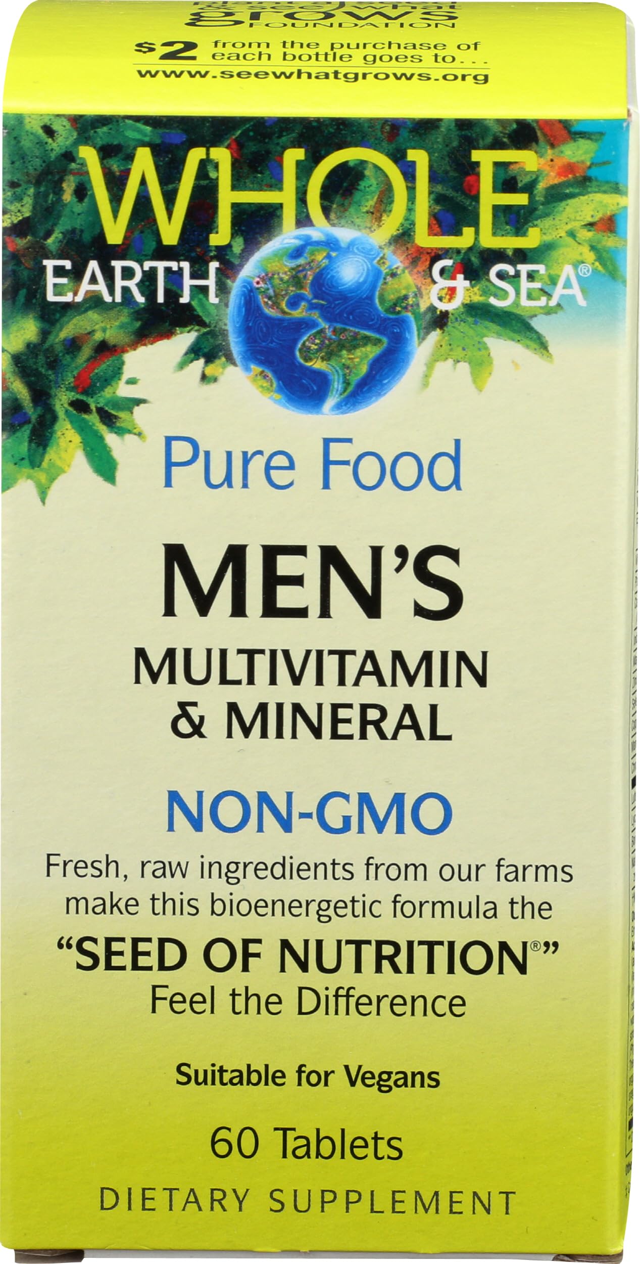 Natural Factors Multivitamines pour Hommes ingrédients clés, zinc et sélénium