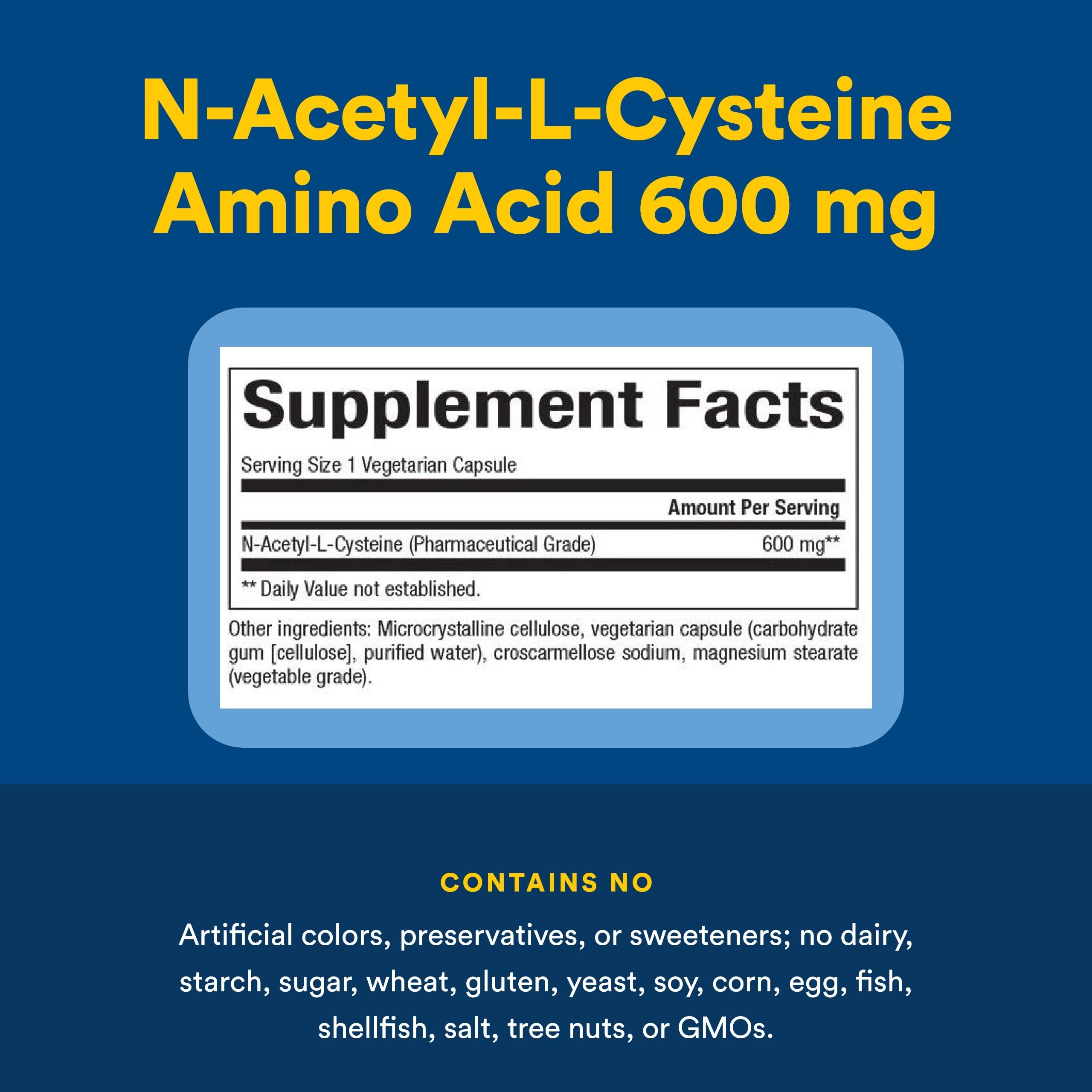 Natural Factors NAC 600 mg — dose quotidienne simple pour un usage régulier.