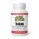 Natural Factors NEM Membrane œufs capsules, soutien potentiel des articulations et mobilité.