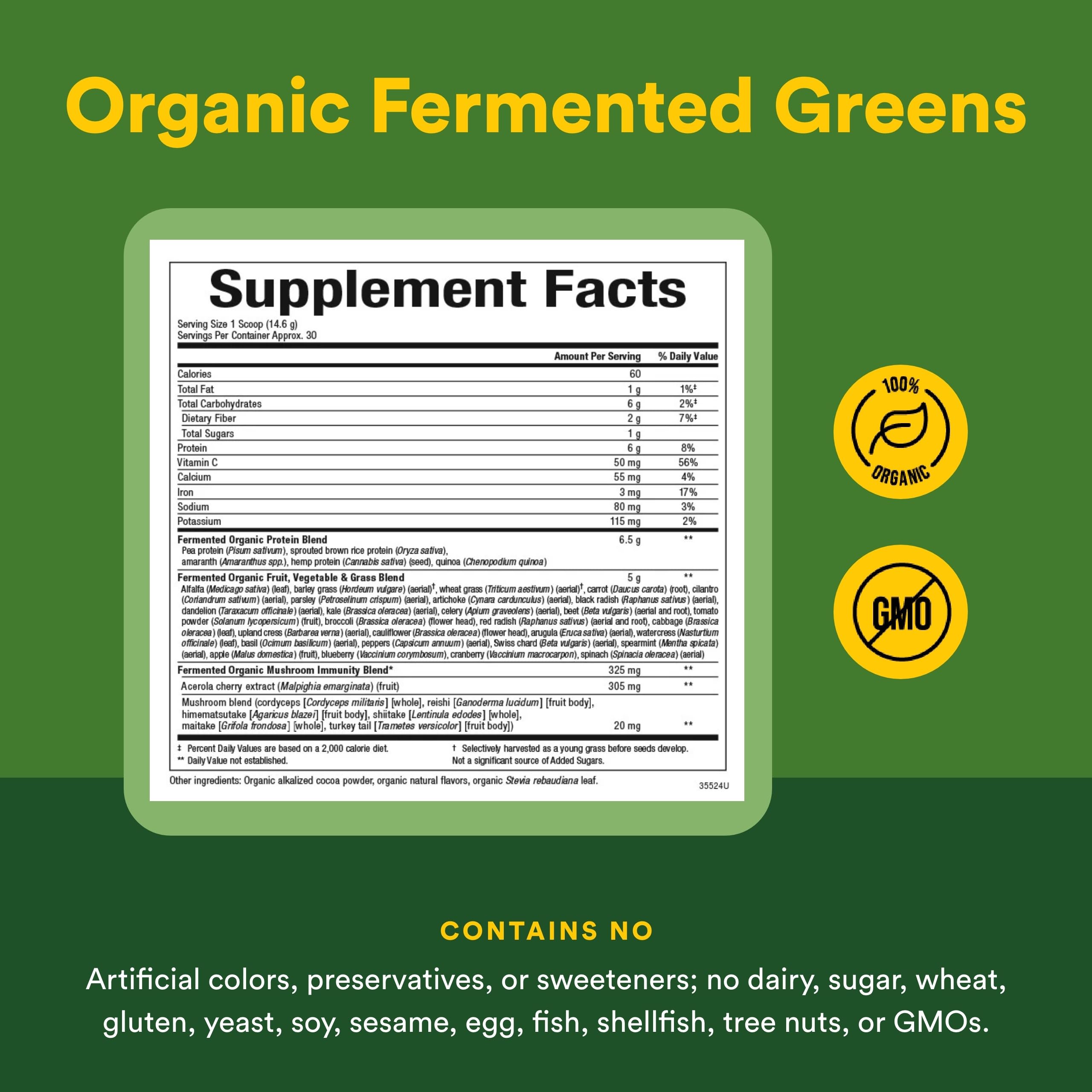 Dose unique facilitant l'intégration des greens dans votre routine.