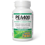 Natural Factors PEA400: emballage éco-responsable pour une consommation consciente.
