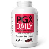 Natural Factors PGX Daily Ultra Matrix – bouteille montrant le format 240 gélules et un soutien potentiel à la satiété.