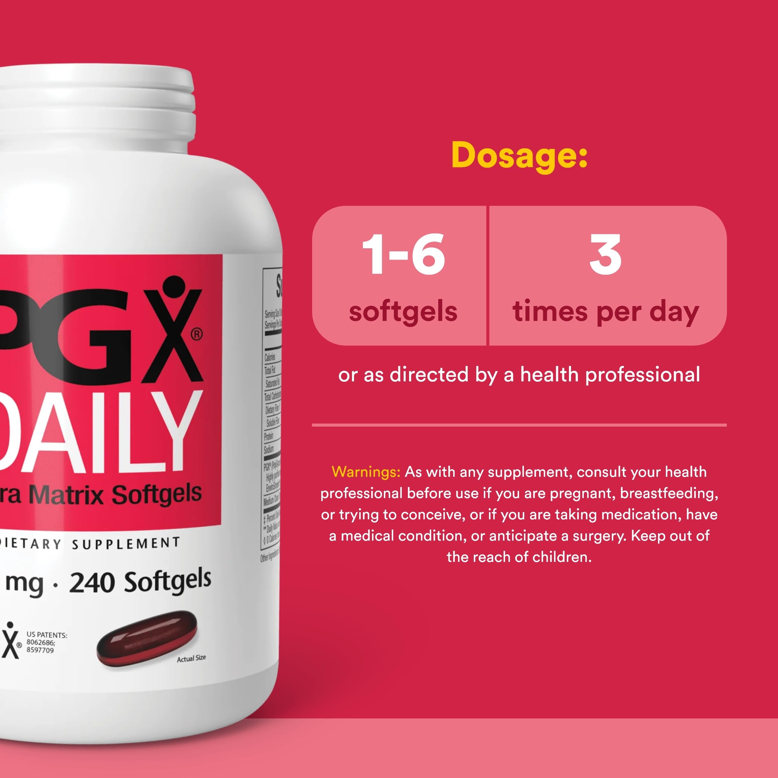 Natural Factors PGX Daily Ultra Matrix – huile MCT, énergie équilibrée potentielle.