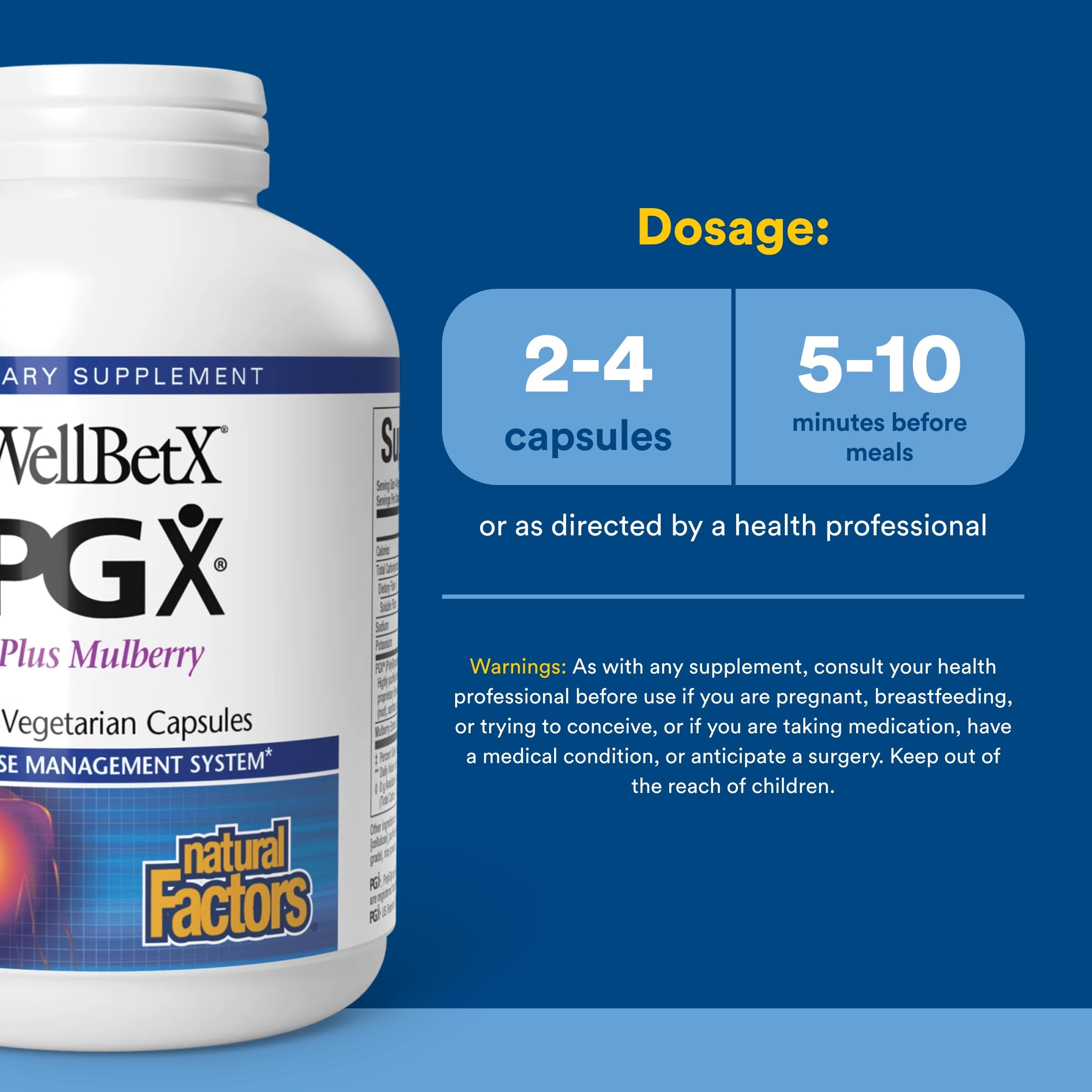 Étiquette claire PGX Ultra Matrix Plus sur l’emballage