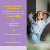 Natural Factors Pharma GABA bouteille et gommes à mâcher faciles à prendre le soir pour la détente