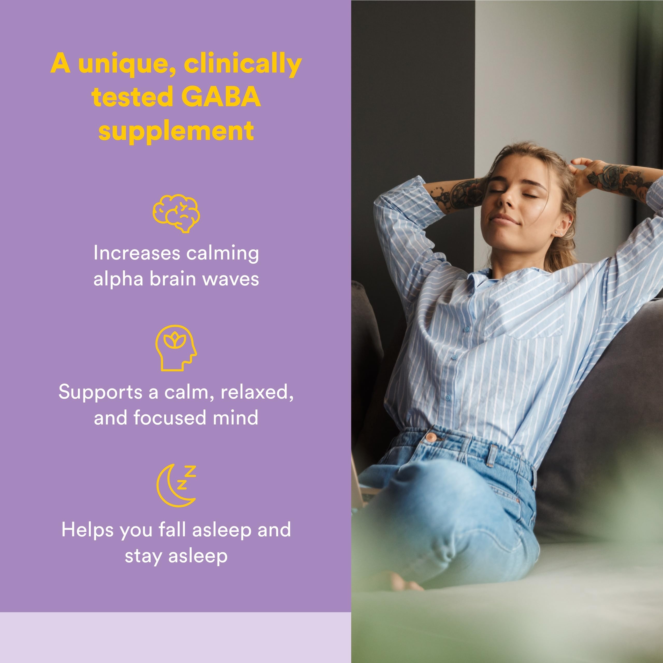 Natural Factors Pharma GABA, effet-rapide-sur-le-cerveau: soutien mental clair et calme.