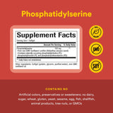 Natural Factors Phosphatidylserine: flacon sans gluten et sans soja, choix sûr