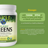 Natural Factors poudre-greens-fermente-melange: mélange nutritif pour la journée.