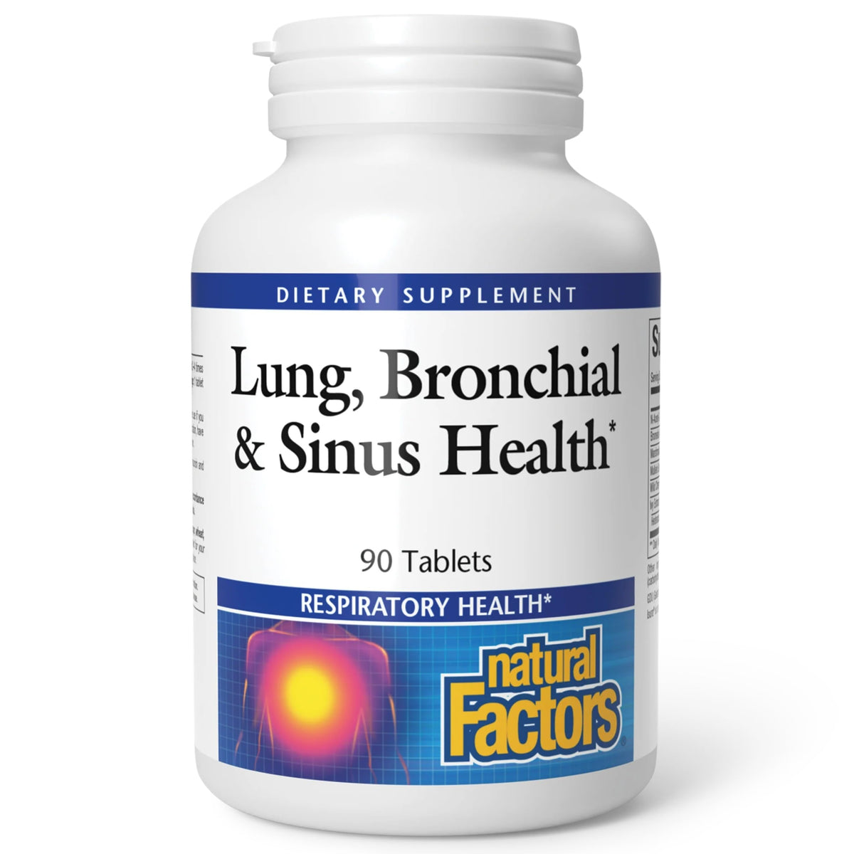 Natural Factors Poumons Sains Tablettes: peut soutenir les poumons et le système respiratoire